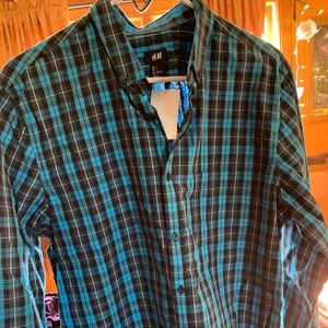 Button up HM blue